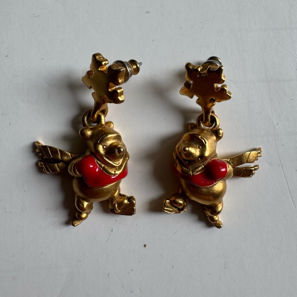 Disney Piglet from Pooh Earrings Drop 1997